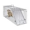 Portable Folding Live Animal Cage Trap with Handle