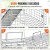 Portable Folding Live Animal Cage Trap with Handle